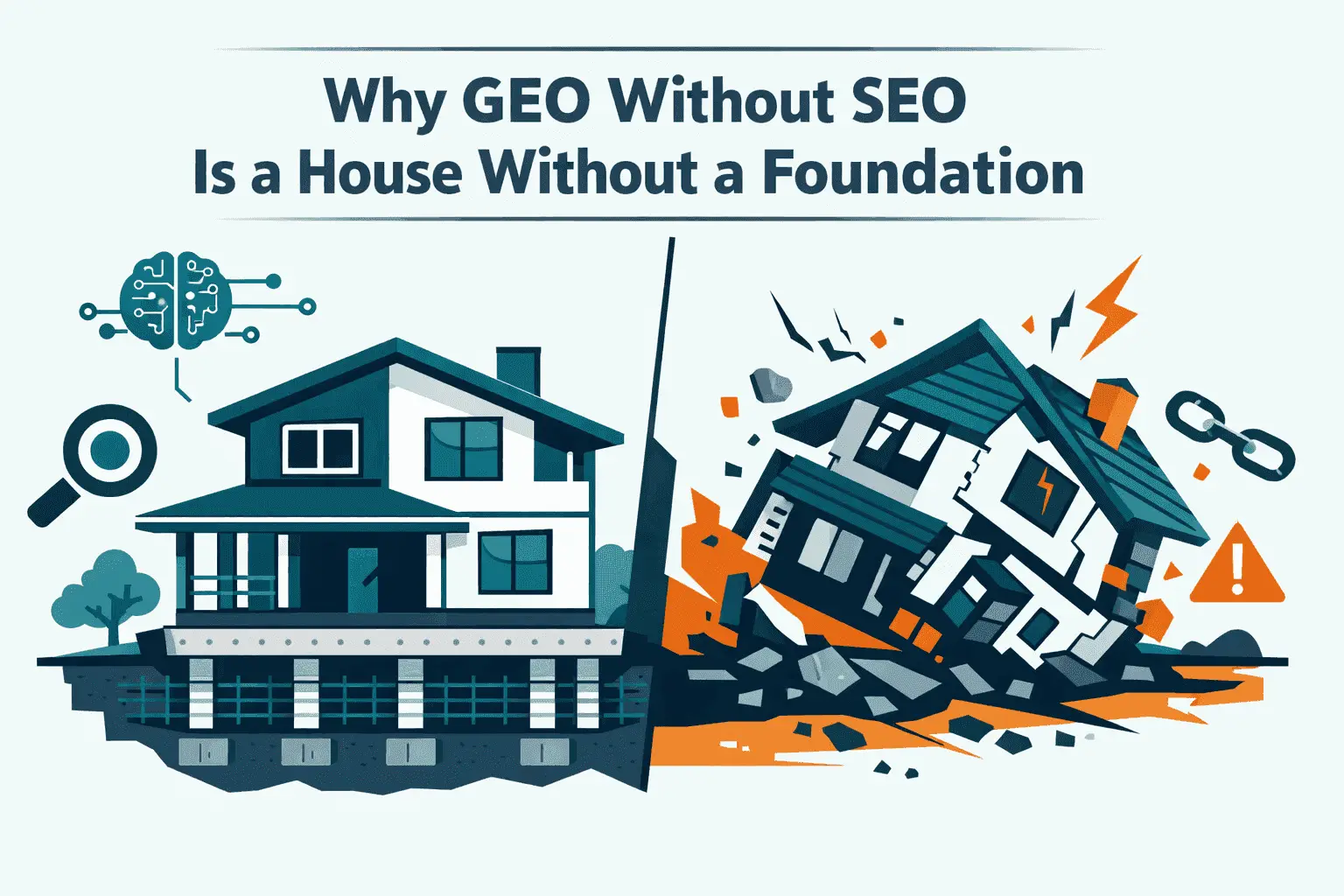 Warum GEO ohne SEO ein Haus ohne Fundament ist